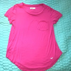 pink hollister tee